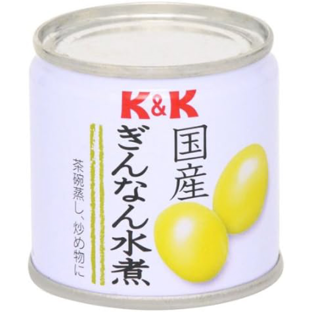 K&K 国産ぎんなん水煮缶 85g×6個