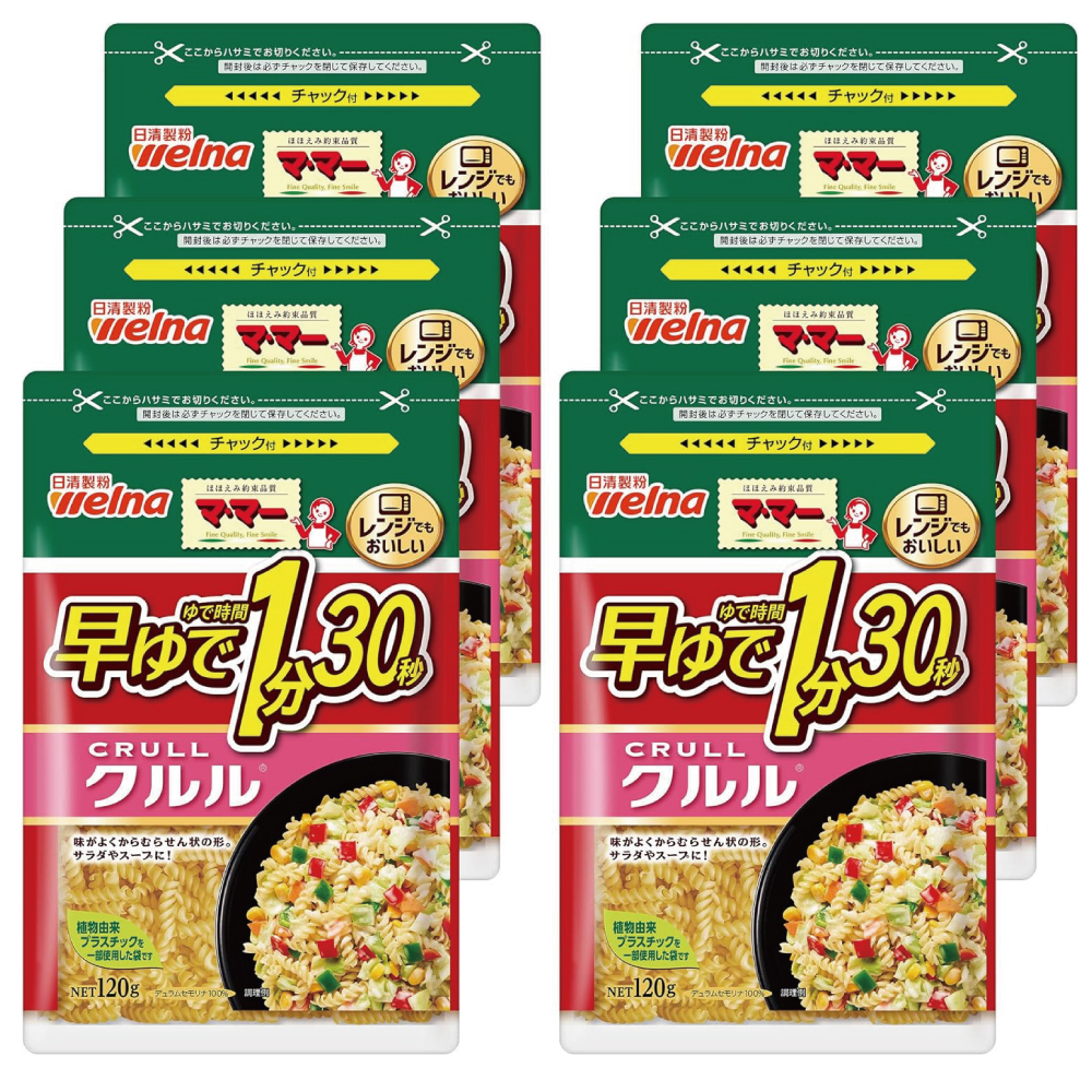 マ・マー 早ゆで1分30秒クルル 120g×6個