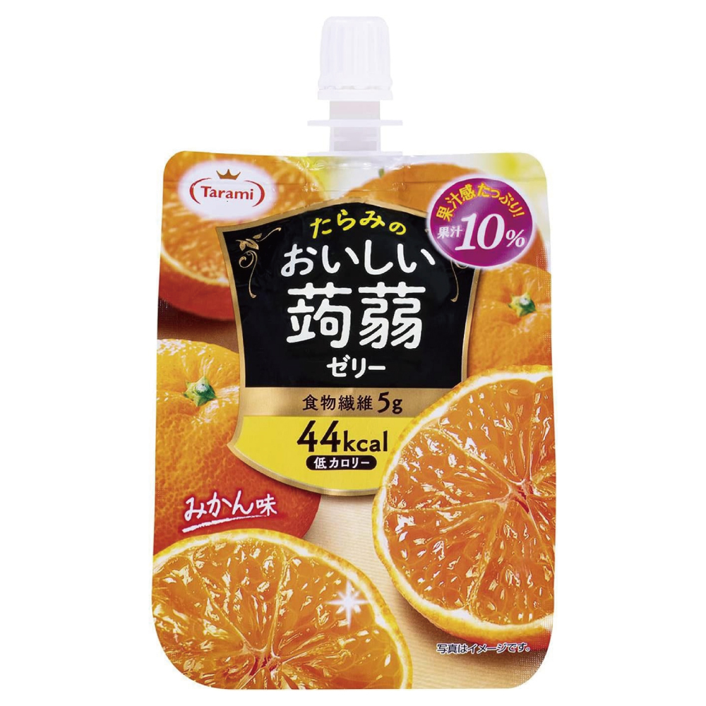 たらみ おいしい蒟蒻ゼリー みかん味 150g×6個