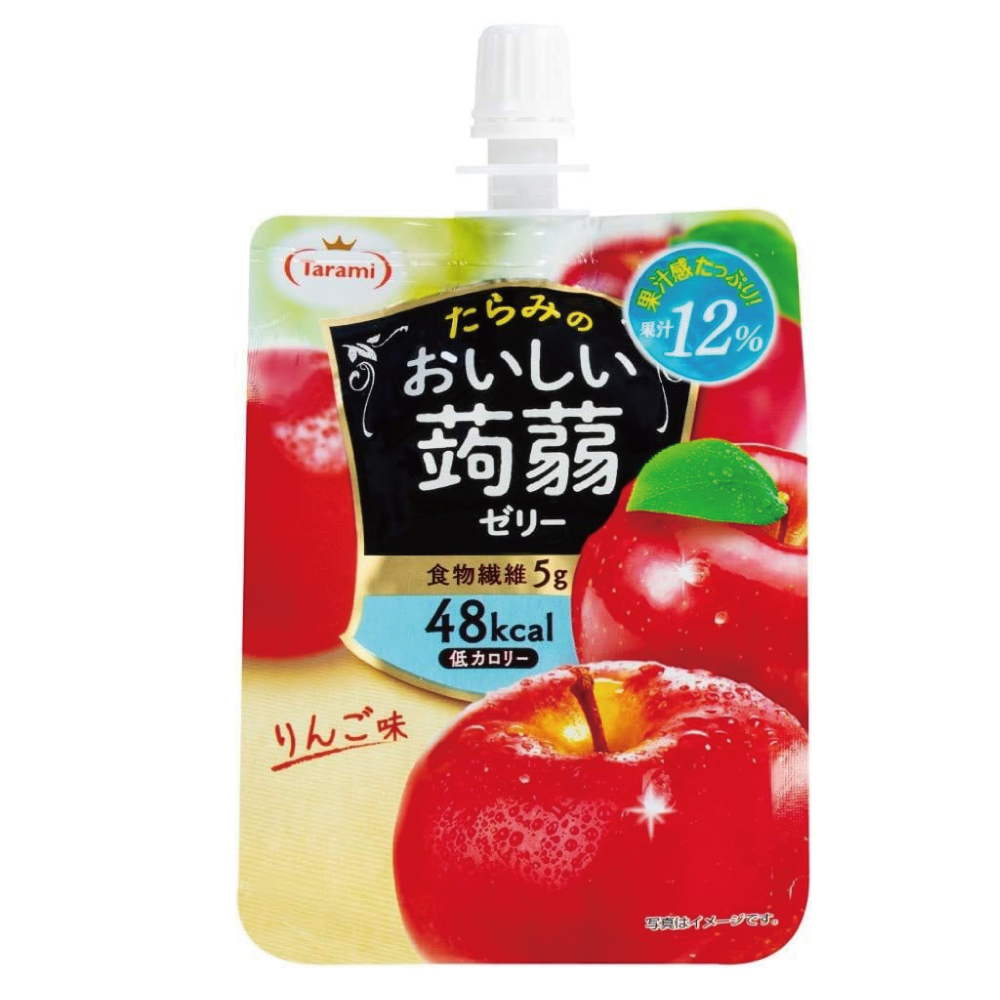 たらみ おいしい蒟蒻ゼリー りんご味 150g×6個