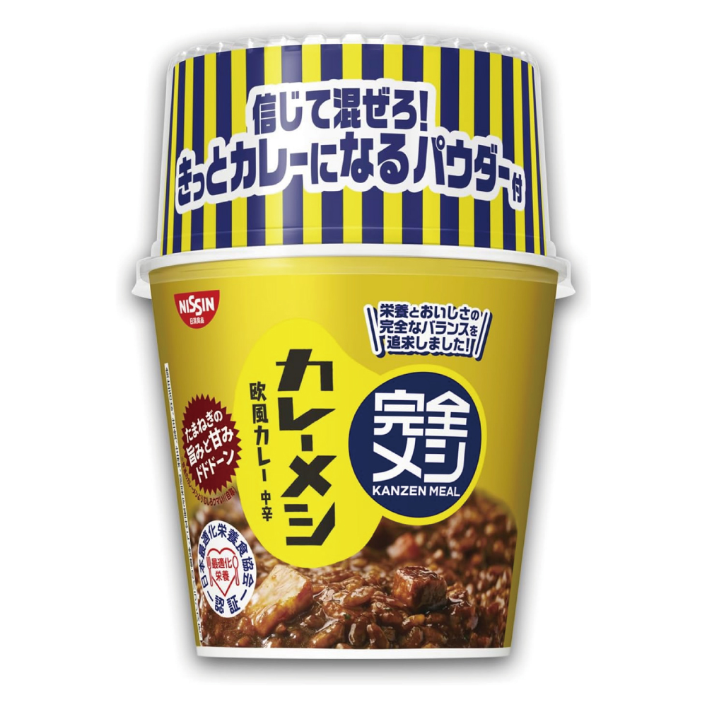 完全メシ】日清食品 カレーメシ 欧風カレー 6食セット たんぱく質20.9g PFCバランス 食物繊維11.1g