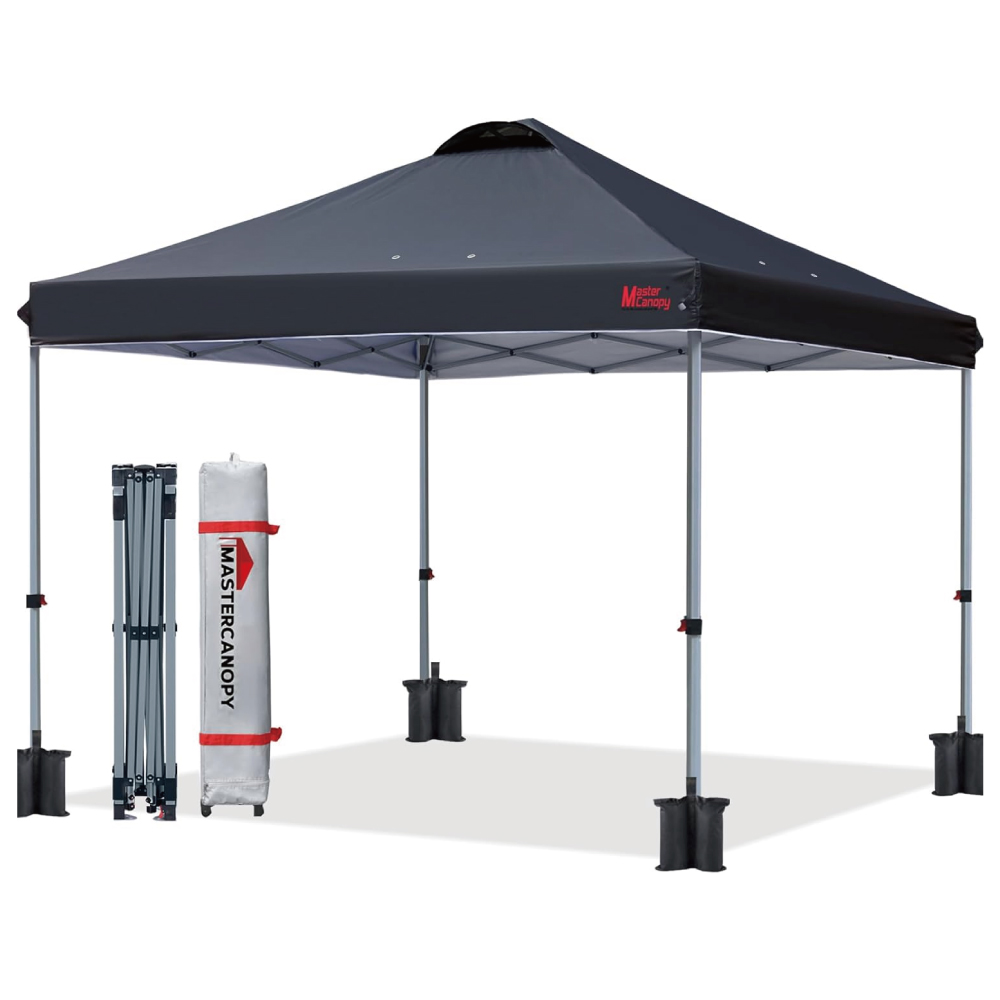 マスターキャノピー (MASTERCANOPY) ワンタッチタープテント (2.5M,黒)