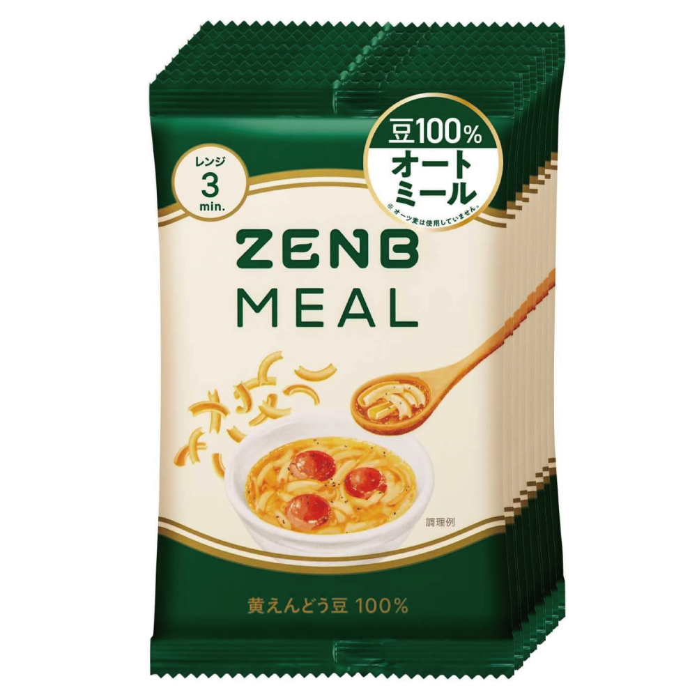 ZENB ゼンブ ミール 10食 オートミール [ 糖質オフ グルテンフリー 糖質制限 置き換え ダイエット 時の栄養補給に たんぱく質 食物繊維 低GI 鉄分 ]