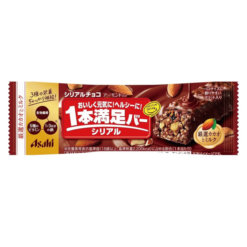 アサヒグループ食品 1本満足バー シリアルチョコ 400g 1本×9個