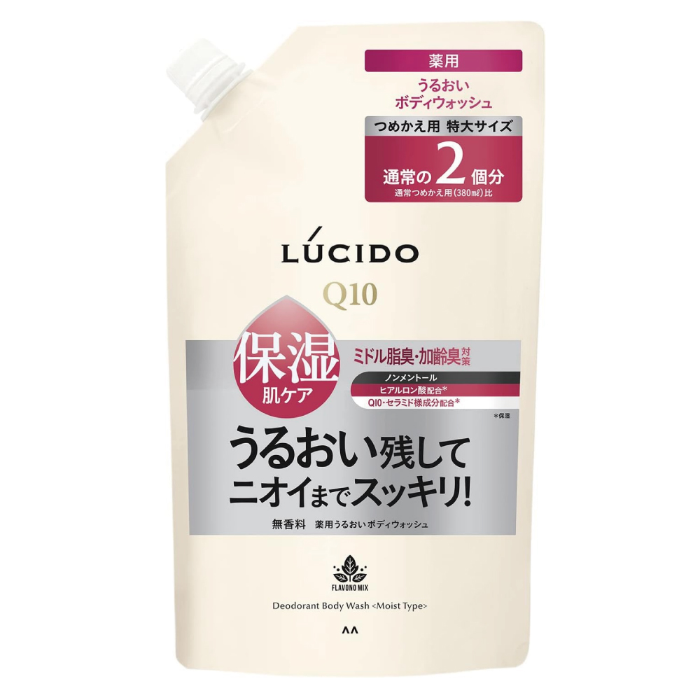 LUCIDO(ルシード) 【医薬部外品】薬用 デオドラント ボディウォッシュ うるおいタイプ 詰め替え 無香料 760ml