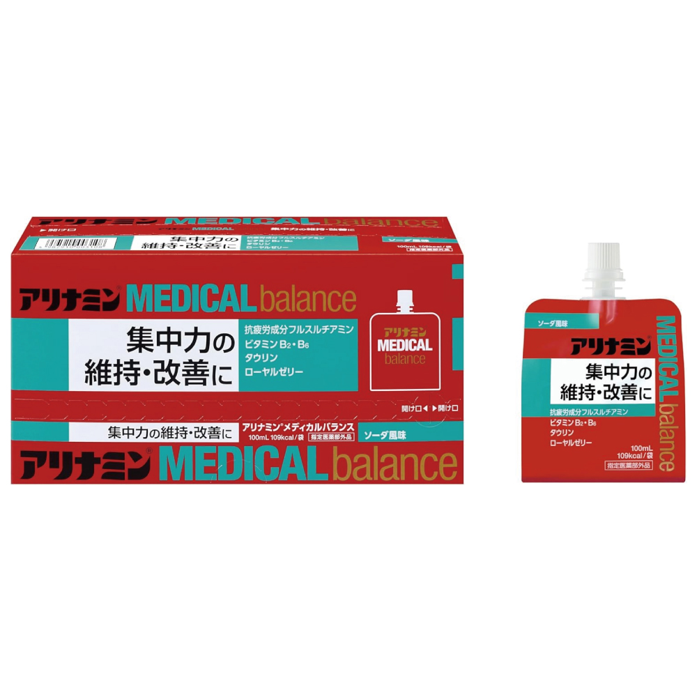 アリナミンメディカルバランス ソーダ風味 100mL×6本 【指定医薬部外品】