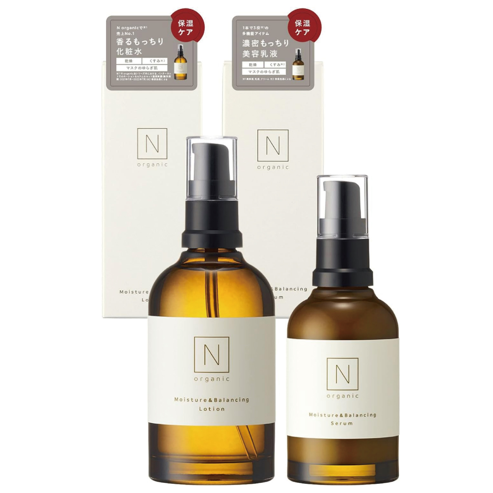 N organic モイスチュア&バランシング ローション [ 100ml ] & セラム [ 60ml ] セット 化粧水&美容乳液