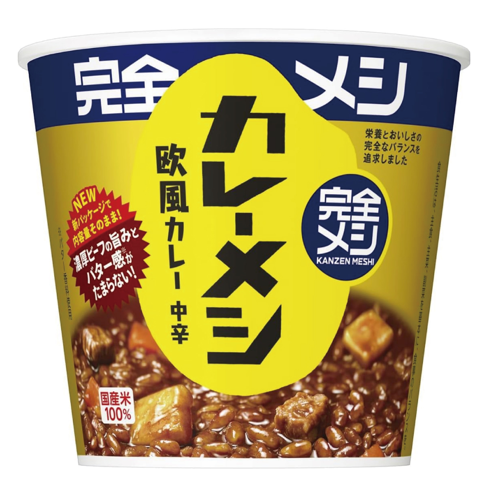 【完全メシ】日清食品 カレーメシ 欧風カレー 6食セット たんぱく質 PFCバランス 食物繊維