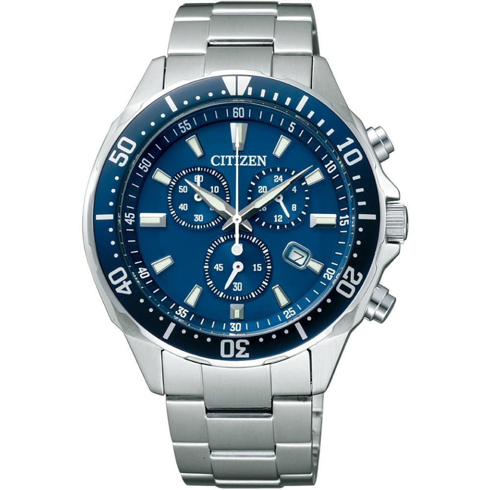 CITIZEN 腕時計  シチズン コレクション Eco-Drive エコ・ドライブ クロノグラフ ダイバーデザイン VO10-6772F メンズ