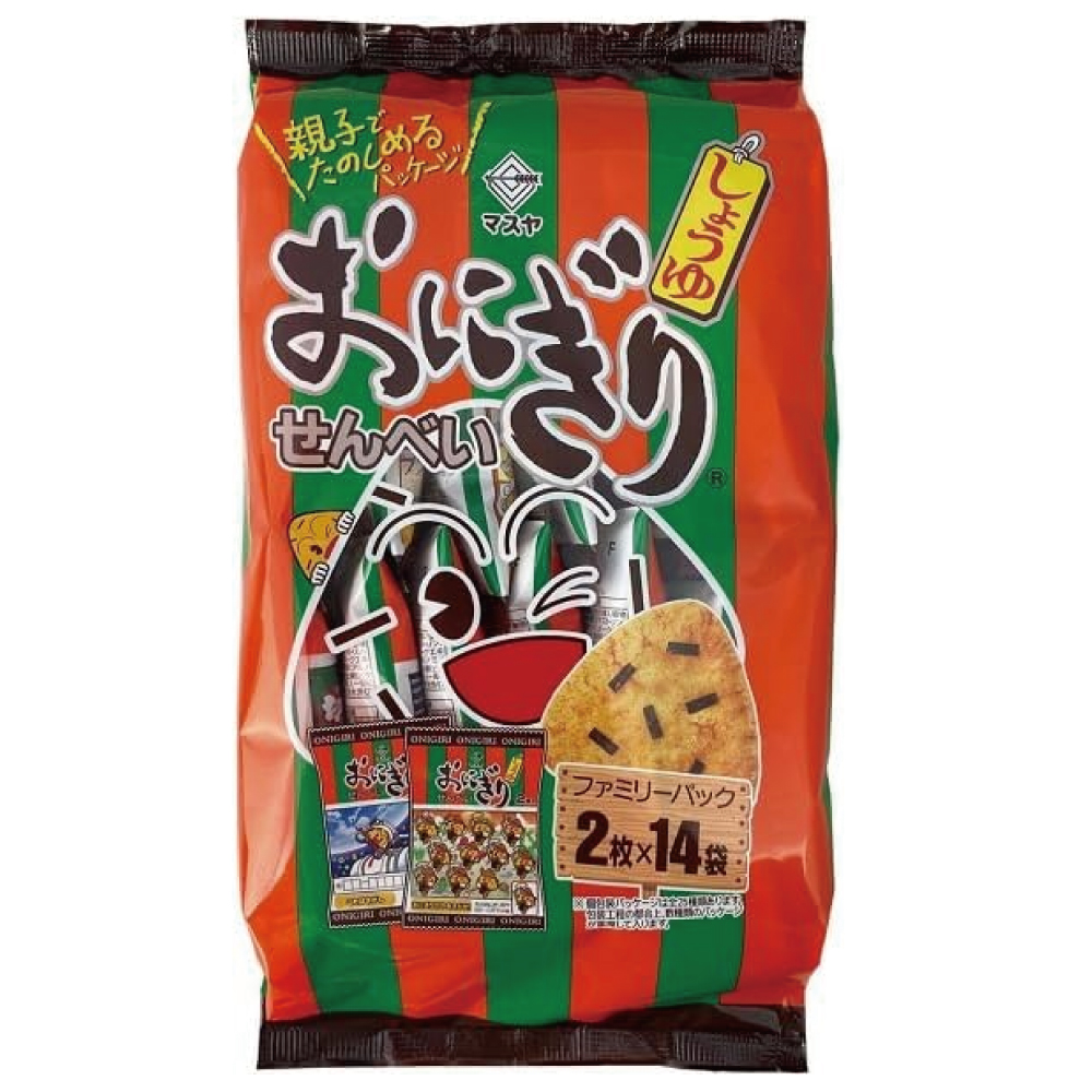 マスヤ おにぎりせんべいファミリーパック 14袋