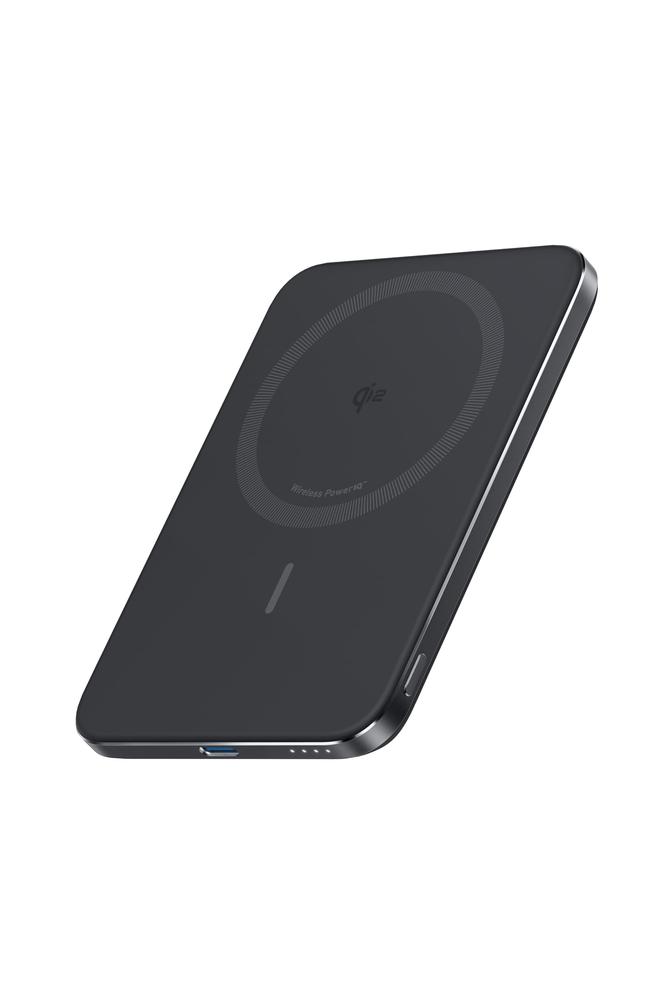 Anker Nano Power Bank (5000mAh, MagGo, Slim) Qi2認証 ワイヤレス充電 最大出力15W MagSafe対応