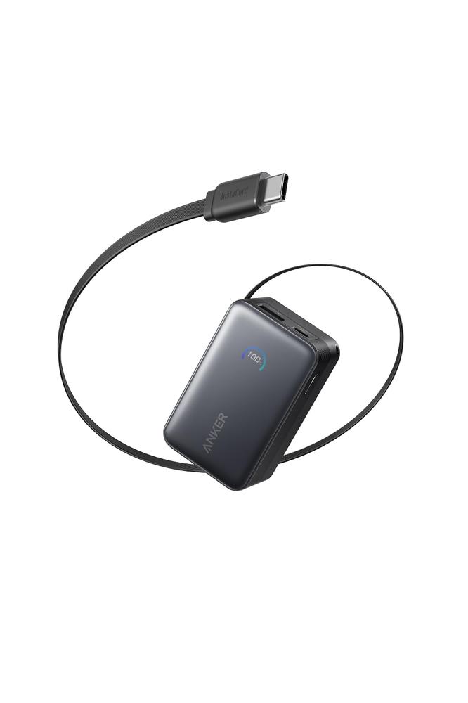 Anker Nano Power Bank (10000mAh, 45W, 巻取り式 USB-Cケーブル)