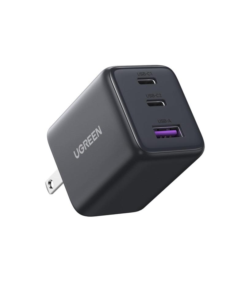 UGREEN 充電器 type-c 30W (2*USB-C+1*USB-A)