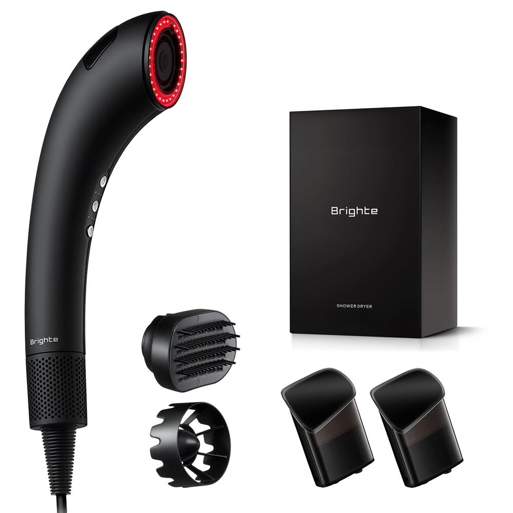 【佐々木希 アンバサダー】Brighte ブライト SHOWER DRYER + MIST SERUM(2個) ヘアドライヤー