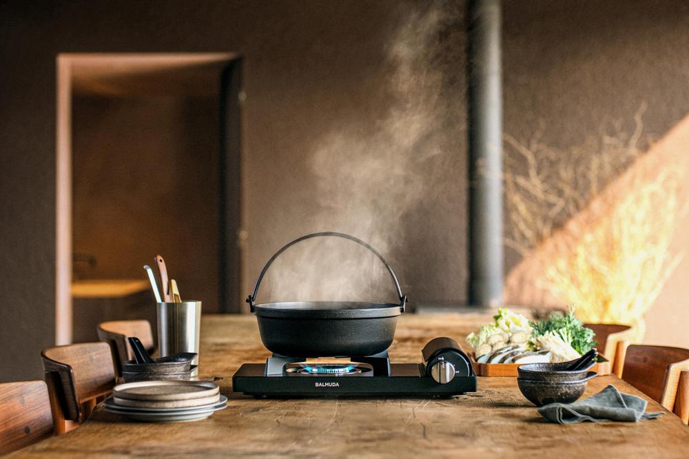 【バルミューダ】カセットコンロ テーブルストーブ ブラック BALMUDA TableStove Black KGS01JP-BK