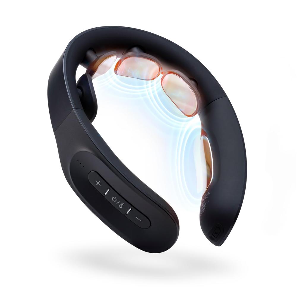 MYTREX マイトレックス DR. HEAT NECK ブラック ネックマッサージャー MT-DRHN21B【医療機器認定】