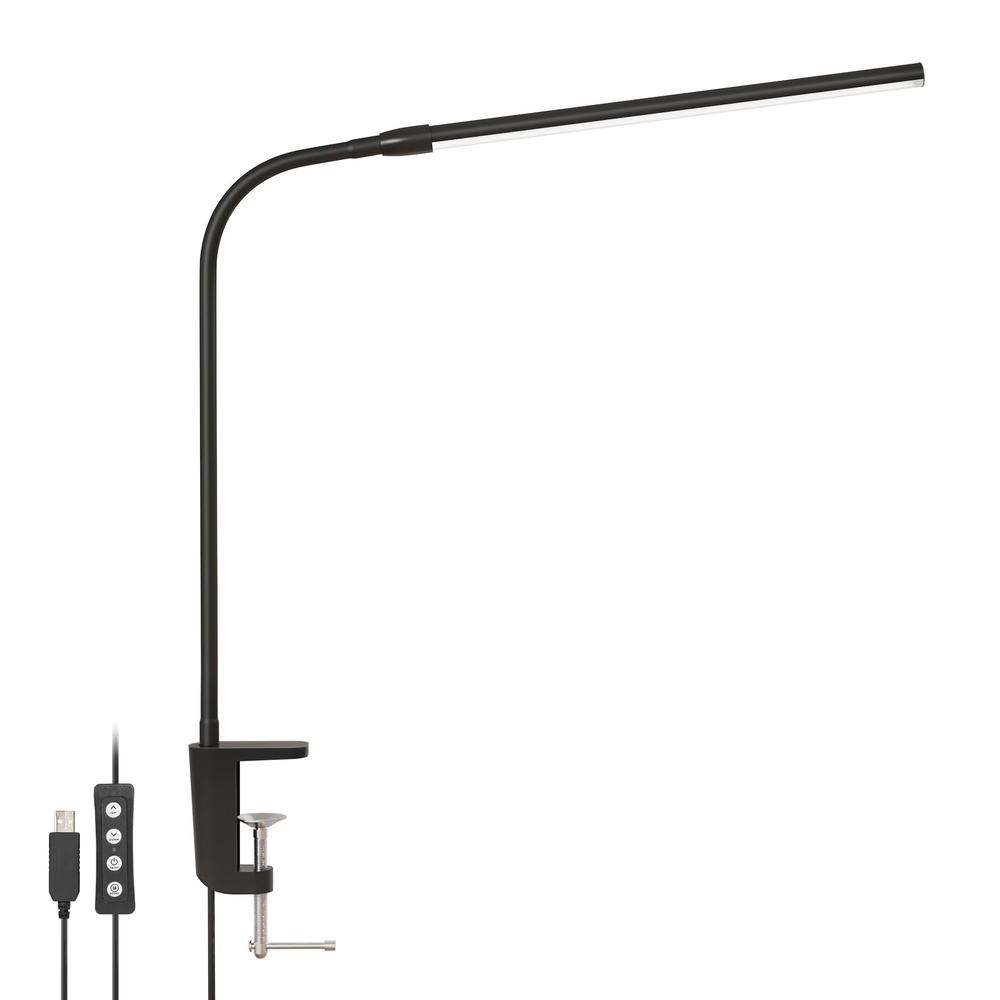 Lepro クランプライト 360°角度調整可能/1.5Mケーブル (ブラック)