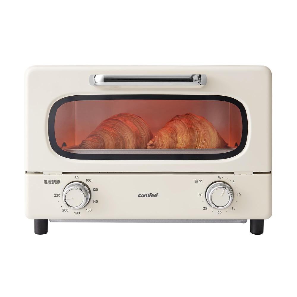 コンフィー(COMFEE') トースター オーブントースター 2枚焼き CF-MG101-AY