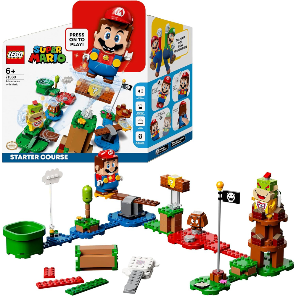 レゴ (LEGO) スーパーマリオ おもちゃ レゴ(R)マリオ(TM) と ぼうけんのはじまり ～ スターターセット