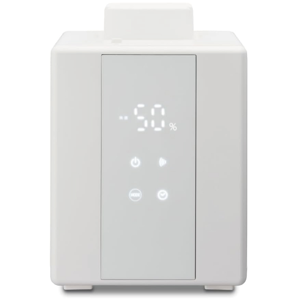 ドウシシャ 加湿器 スチーム式 500ml タンク容量 2.4L 適用畳数 14畳(プレハブ) / 8畳(木造) ホワイト KSZ-501WH