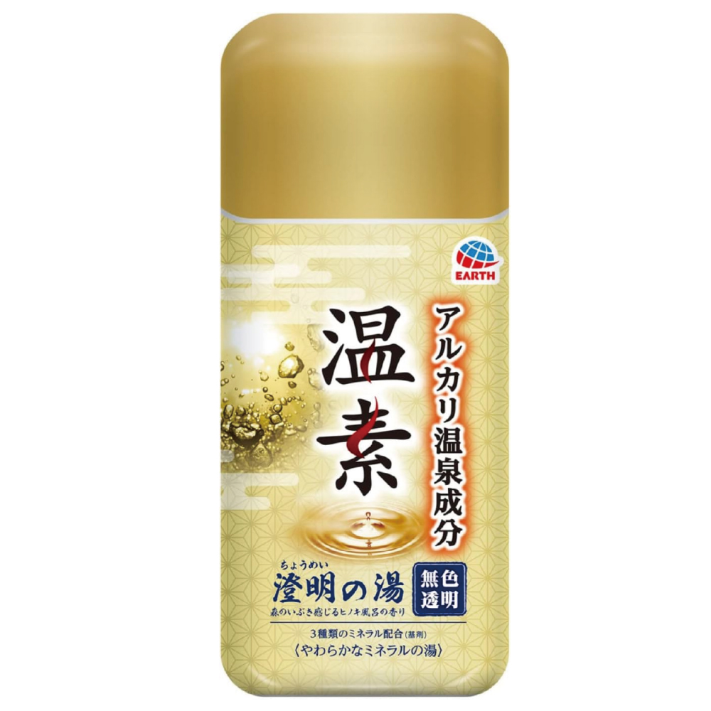 温素 入浴剤 澄明の湯 無色透明の湯 ヒノキの香り 600g 【医薬部外品】